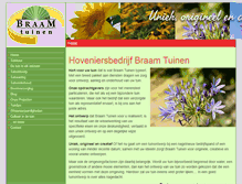 Tablet Screenshot of braamtuinen.nl